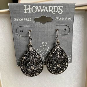 Marcasite Teardrop earrings